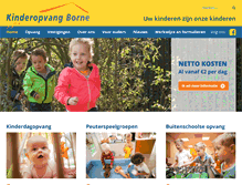 Tablet Screenshot of kinderopvangborne.nl